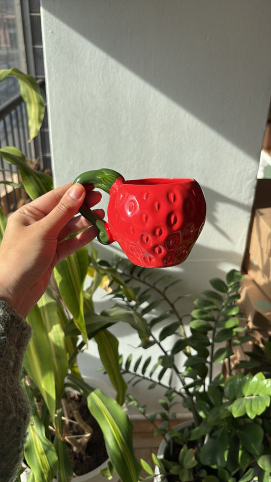 Caneca Morango | Vermelho