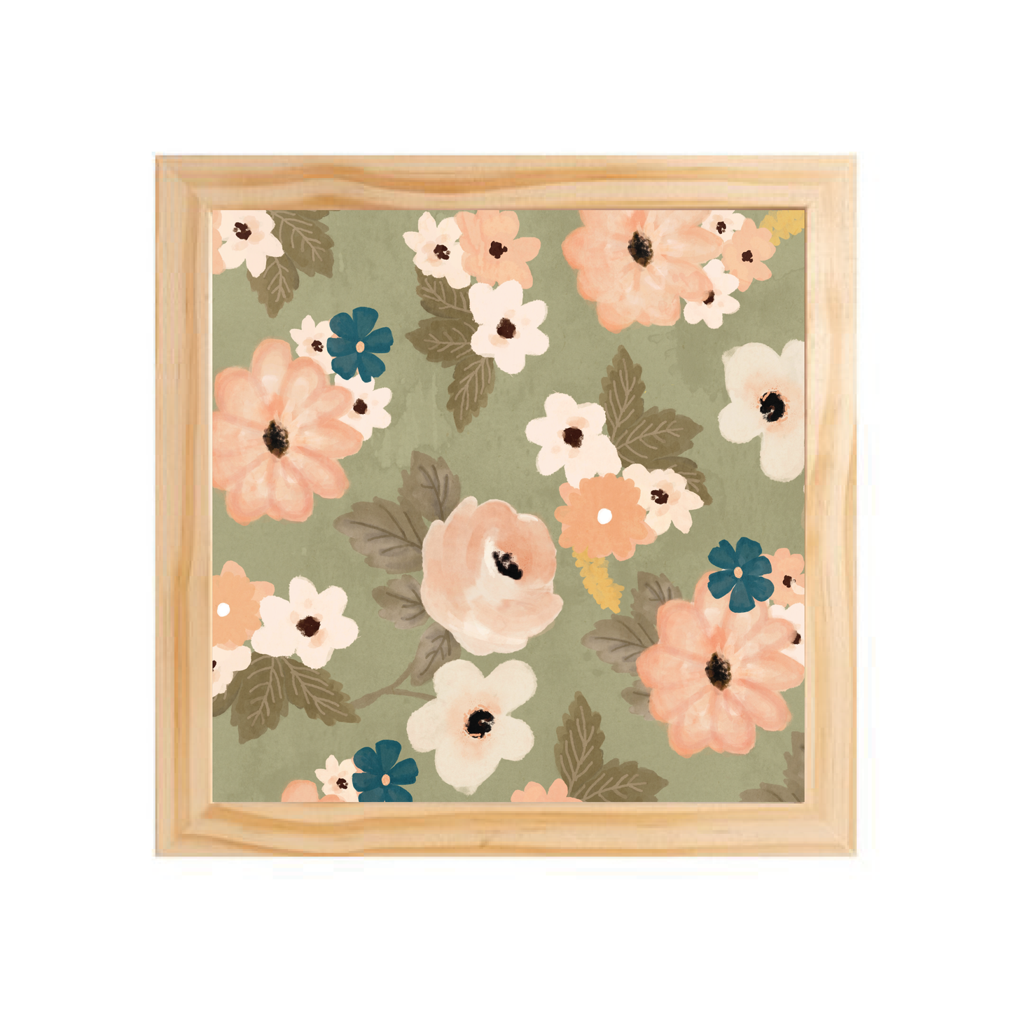 Quadro com moldura Pinus | Zen Garden