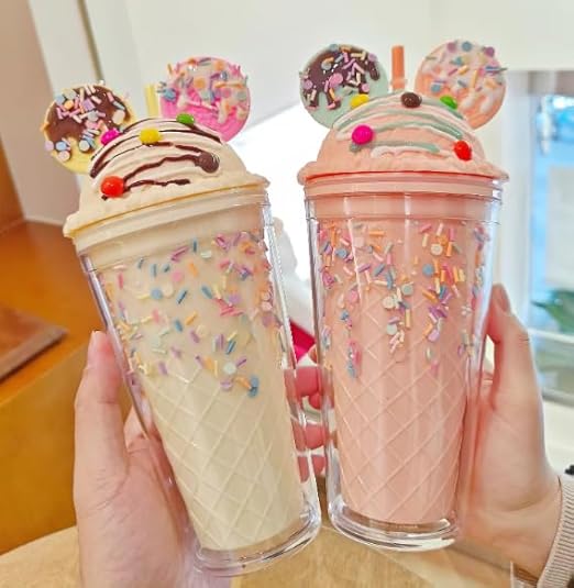 Copo Milkshake Bunny | Pêssego