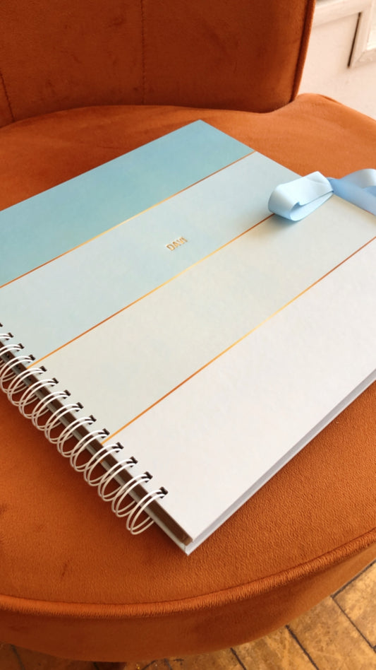 Scrapbook - Álbum de Fotos Listrado Candy Acqua