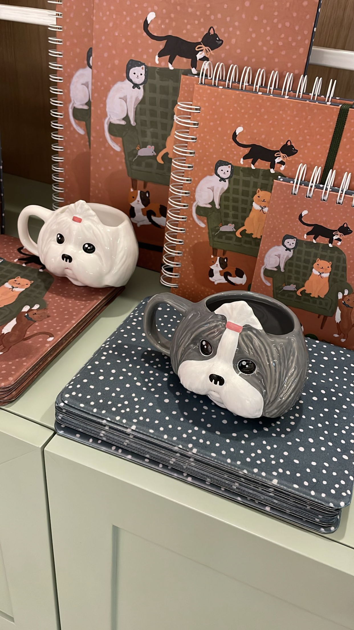 Caneca de Porcelana Shih-tzu - Branco