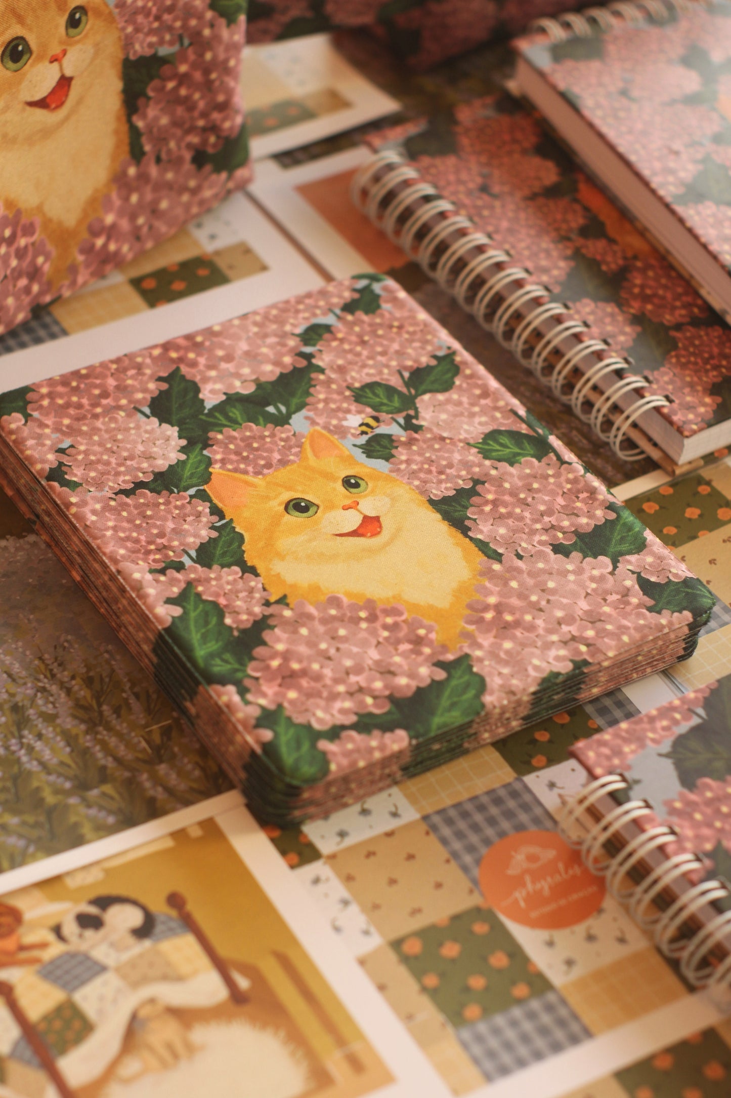 Mousepad | Hortênsias e Ronron