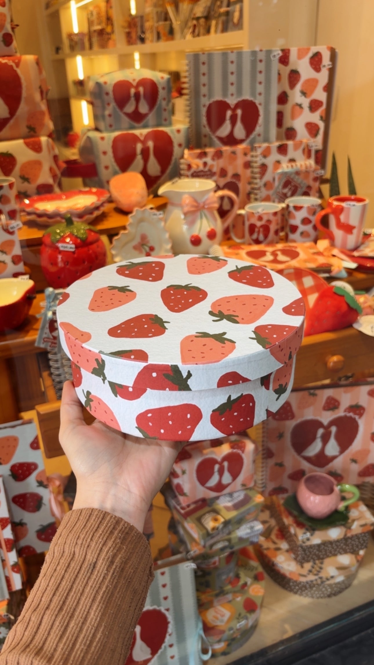Caixa MDF Redonda | Strawberry SweetHeart