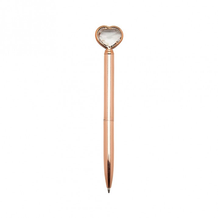 Caneta Rosé Coração