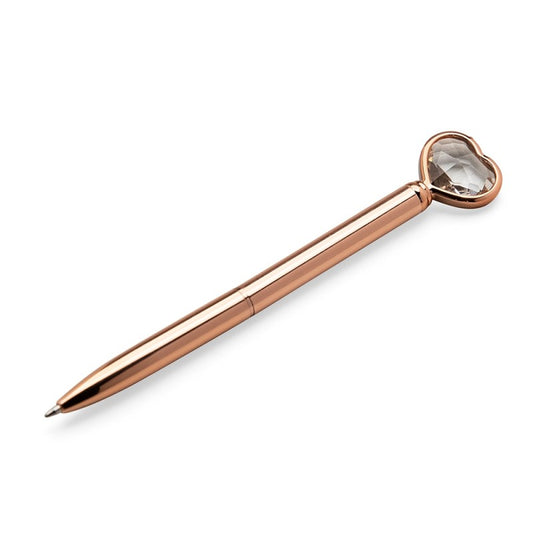 Caneta Rosé Coração
