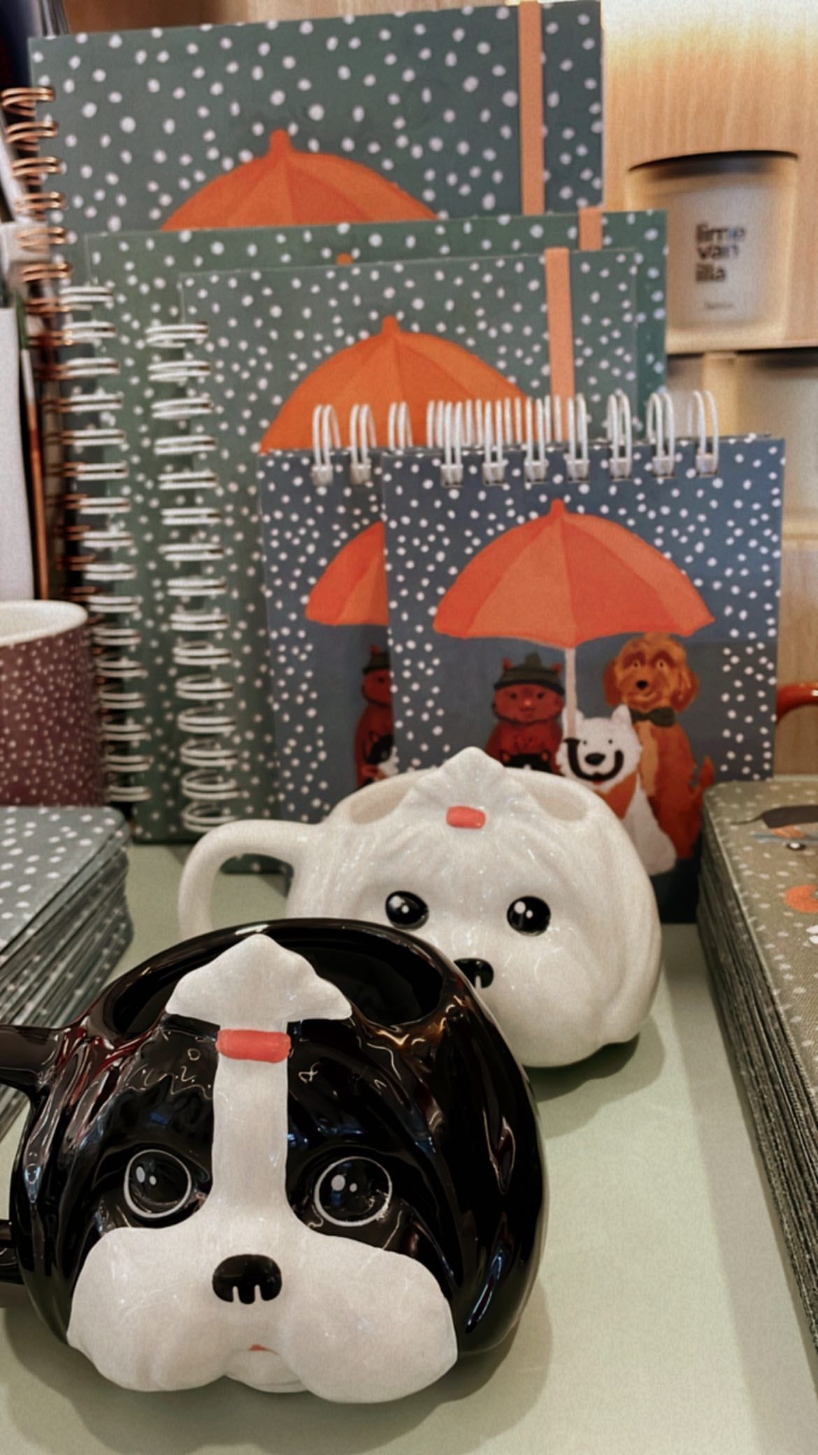 Caneca de Porcelana Shih-tzu - Preto