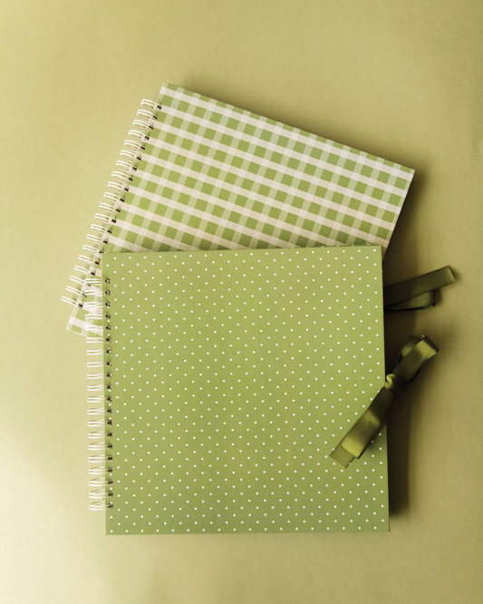 Scrapbook - Álbum de Fotos Abacate Vichy