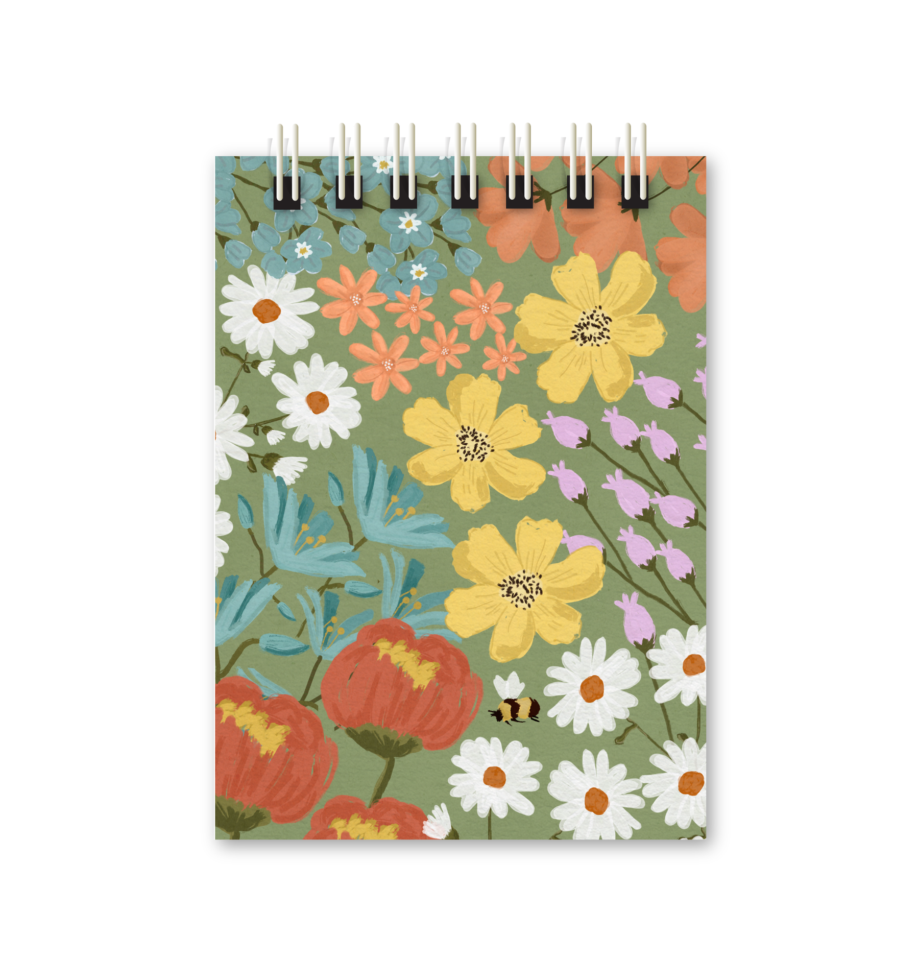 Bloquinho | Floral verde