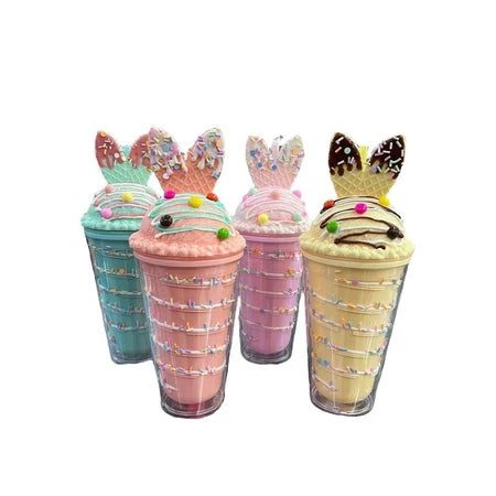 Copo Milkshake Bunny | Pêssego