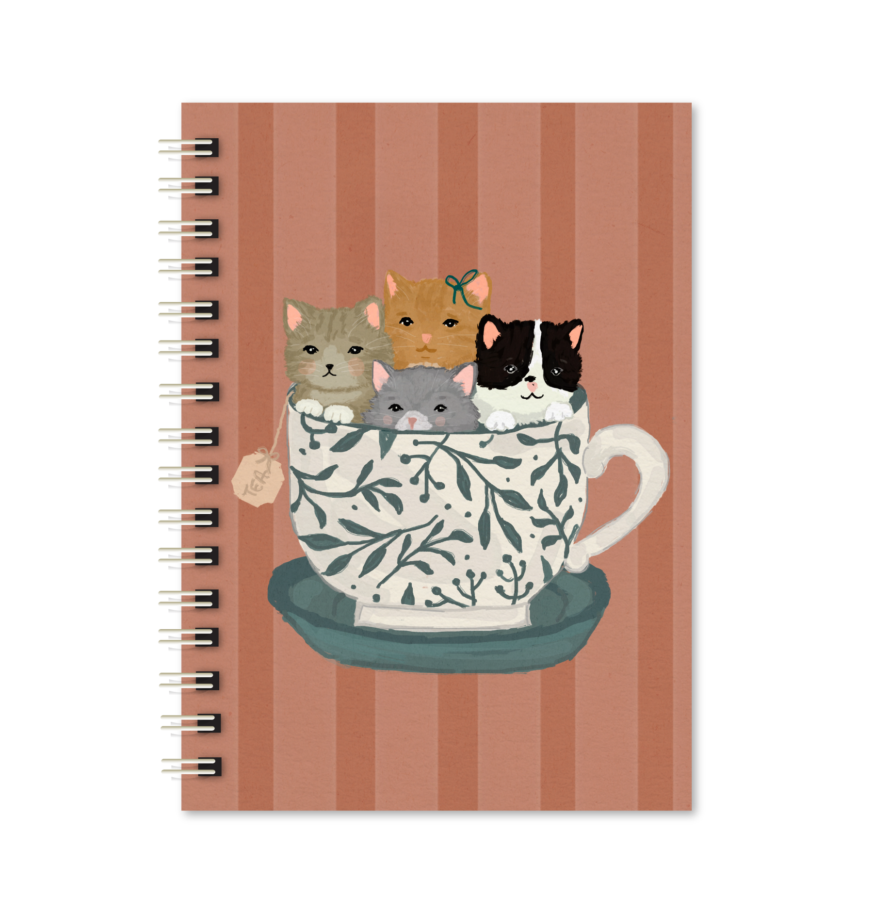 Caderno A5 | Chá com Gatinhos