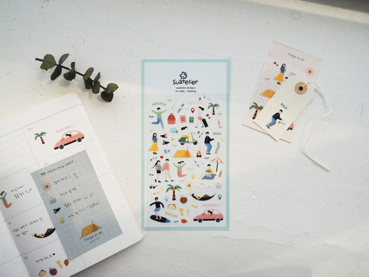 Cartela de Adesivos Suatelier | Healing