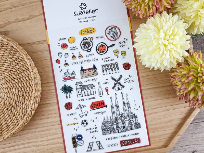 Cartela de Adesivos Suatelier | Hola Spain