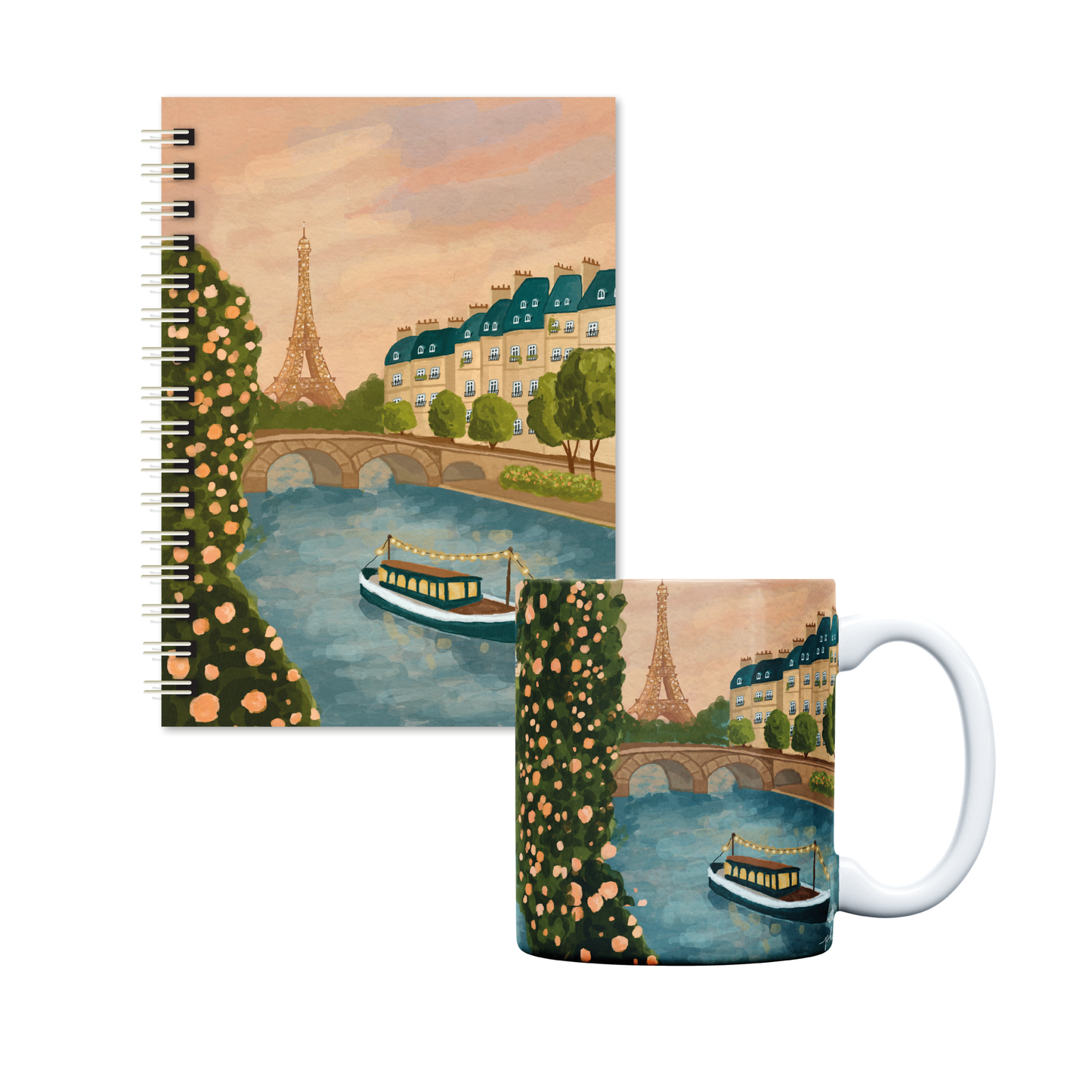 KIT Caderno A5 e caneca | Cartas ao Sena
