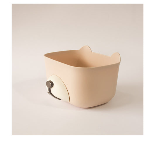 Cesto Organizador Teddy Rosa Chá | Pequeno