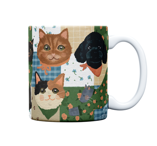 Caneca de Porcelana | Pets misturados
