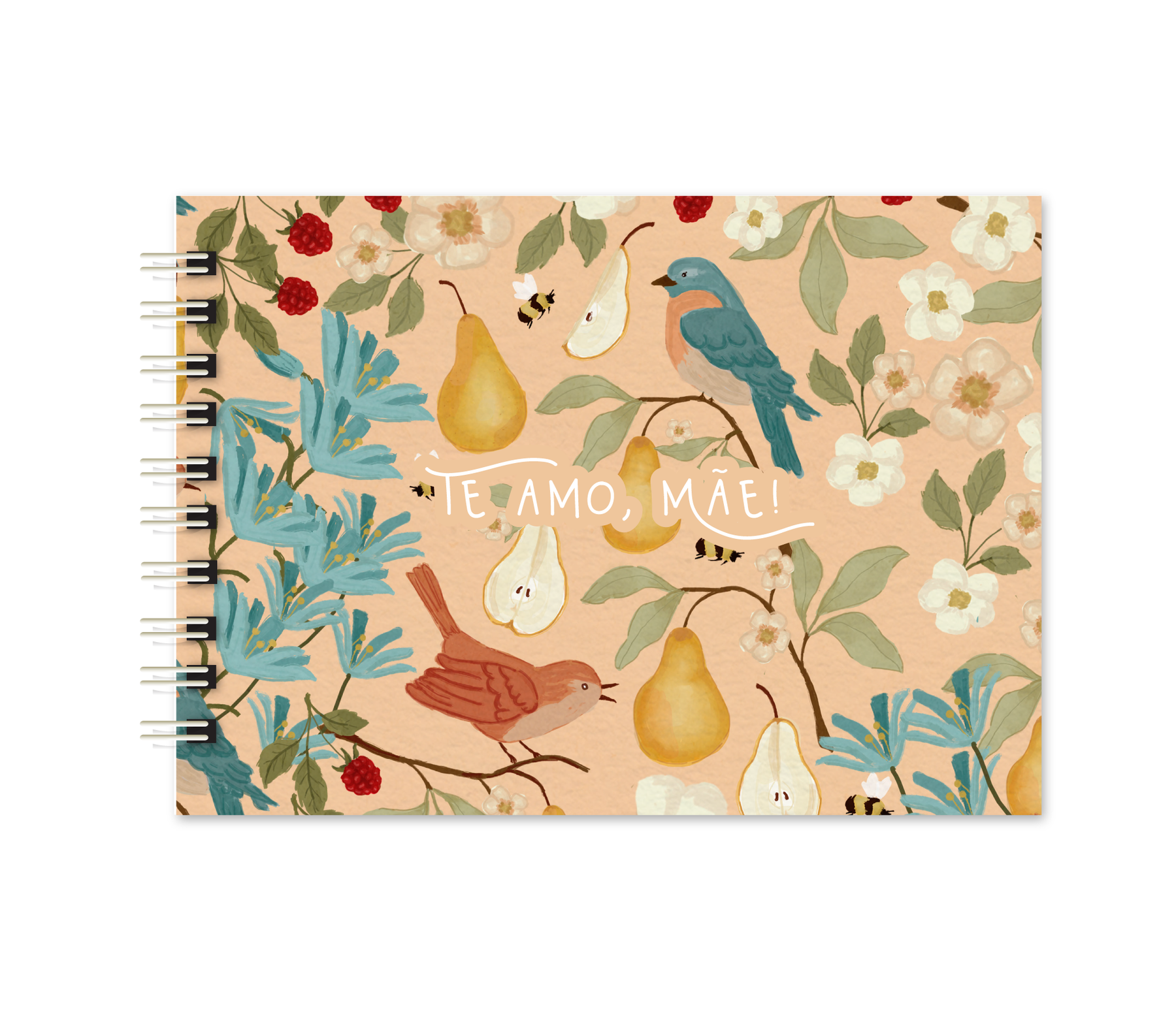 Scrapbookinho - Te amo, Mãe! | Pássaros Rosé