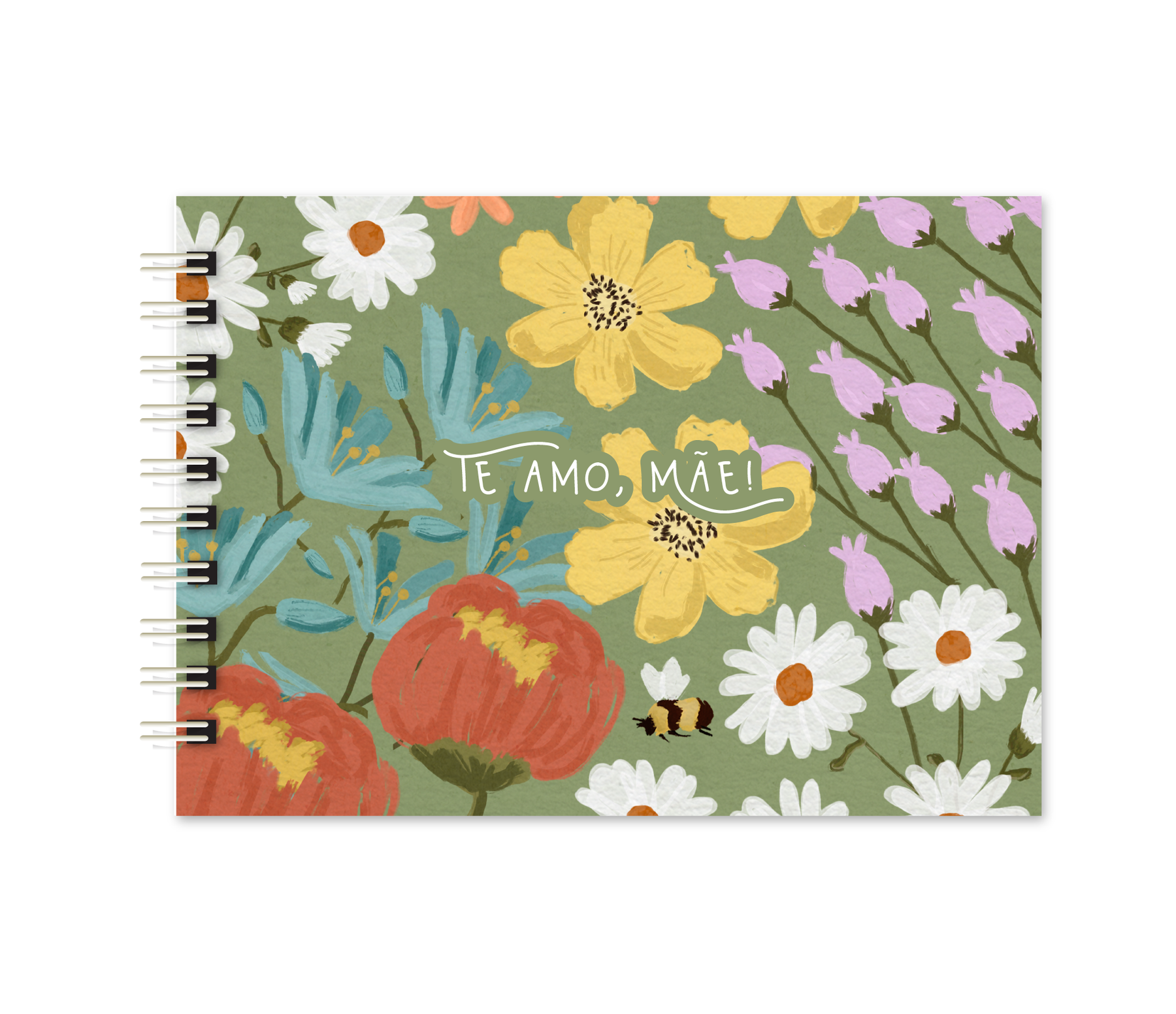 Scrapbookinho - Te amo, Mãe! | Floral Verde