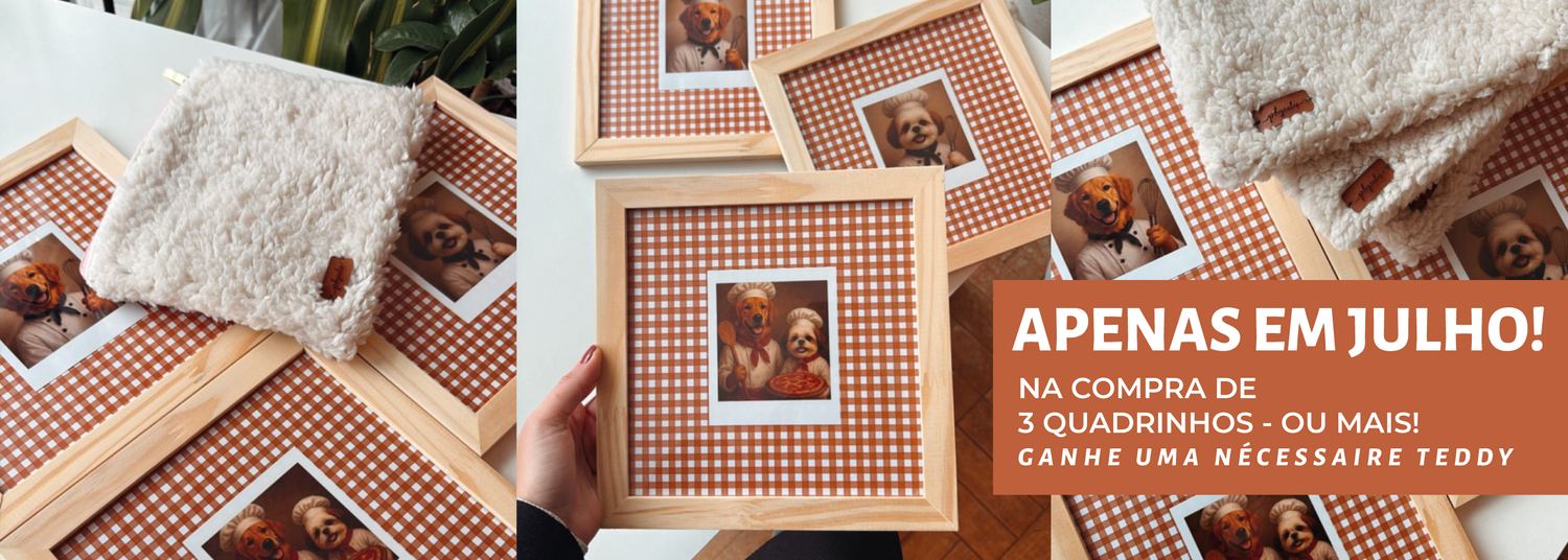 Quadrinhos Moldura Pinus