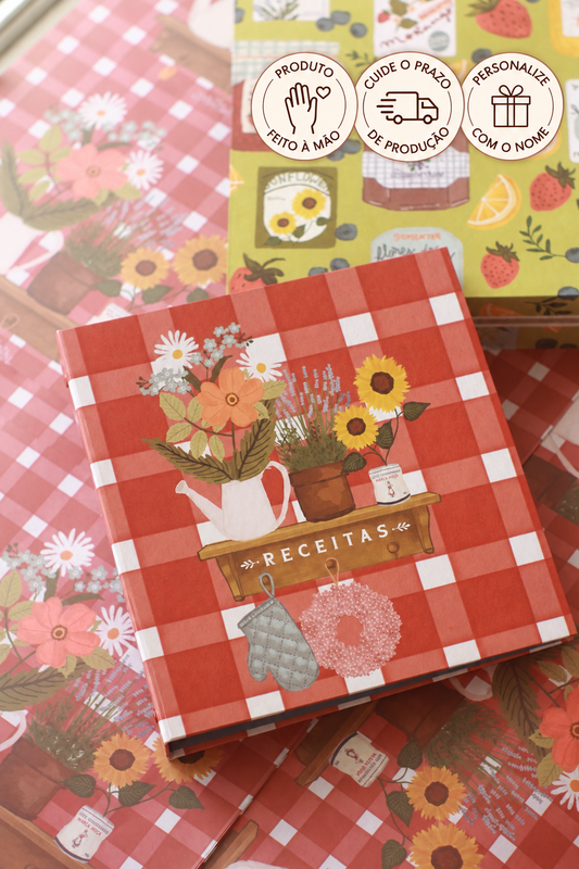 Livro de Receitas | Estampa Feira de Domingo
