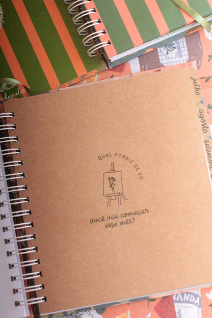 [PRÉ-VENDA] Planner 2026 não-datado | Hortênsias e Ronron