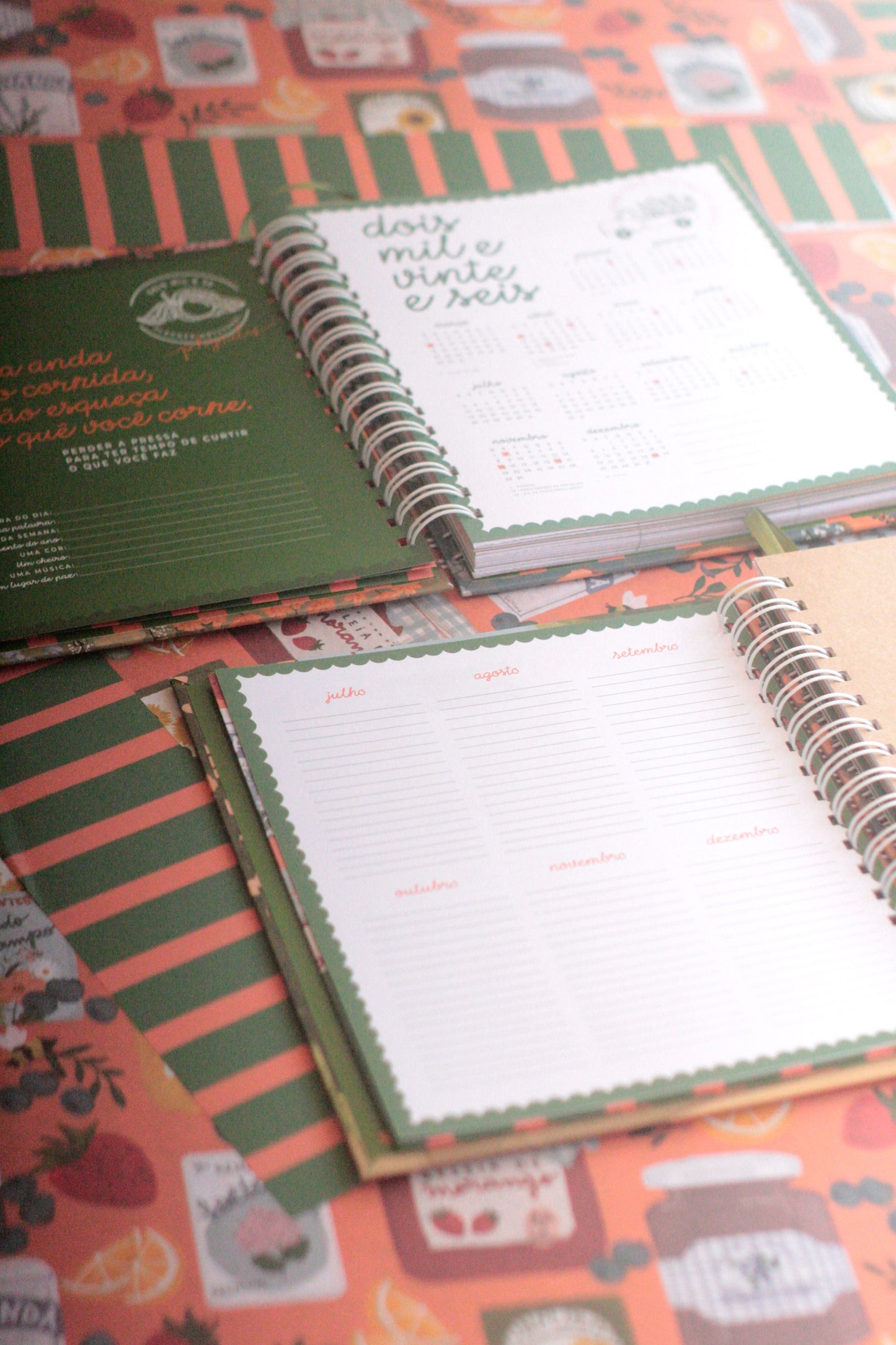 [PRÉ-VENDA] Planner 2026 não-datado | Hortênsias e Ronron