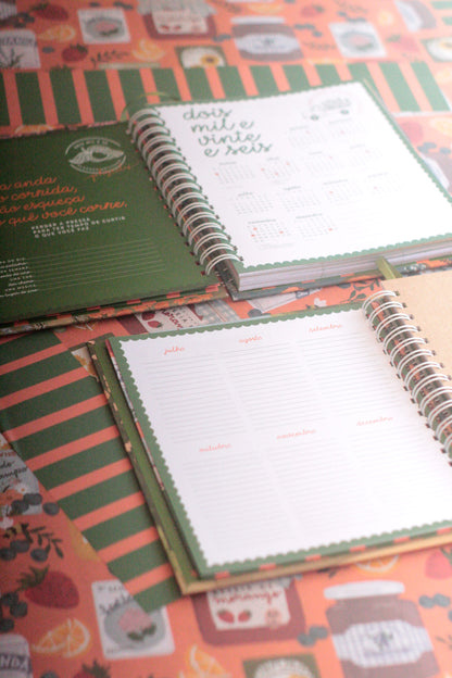 [PRÉ-VENDA] Planner 2026 não-datado | Hortênsias e Ronron