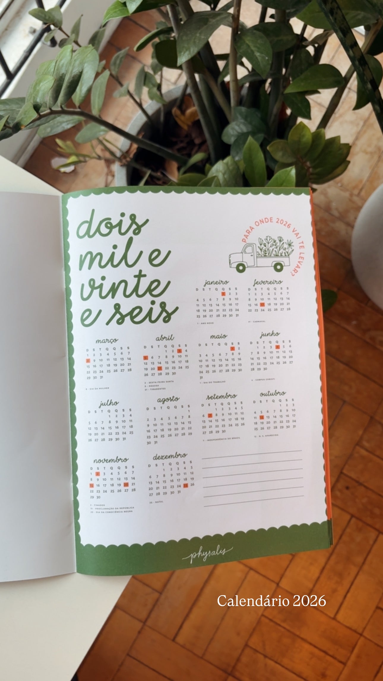 Planner Mensal | Bloom Paris – Visão Clara & Organização Leve