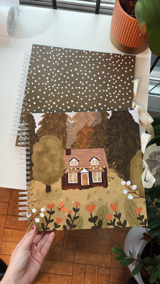 Kit 02 Scrapbooks | Cabana no Bosque + Poá