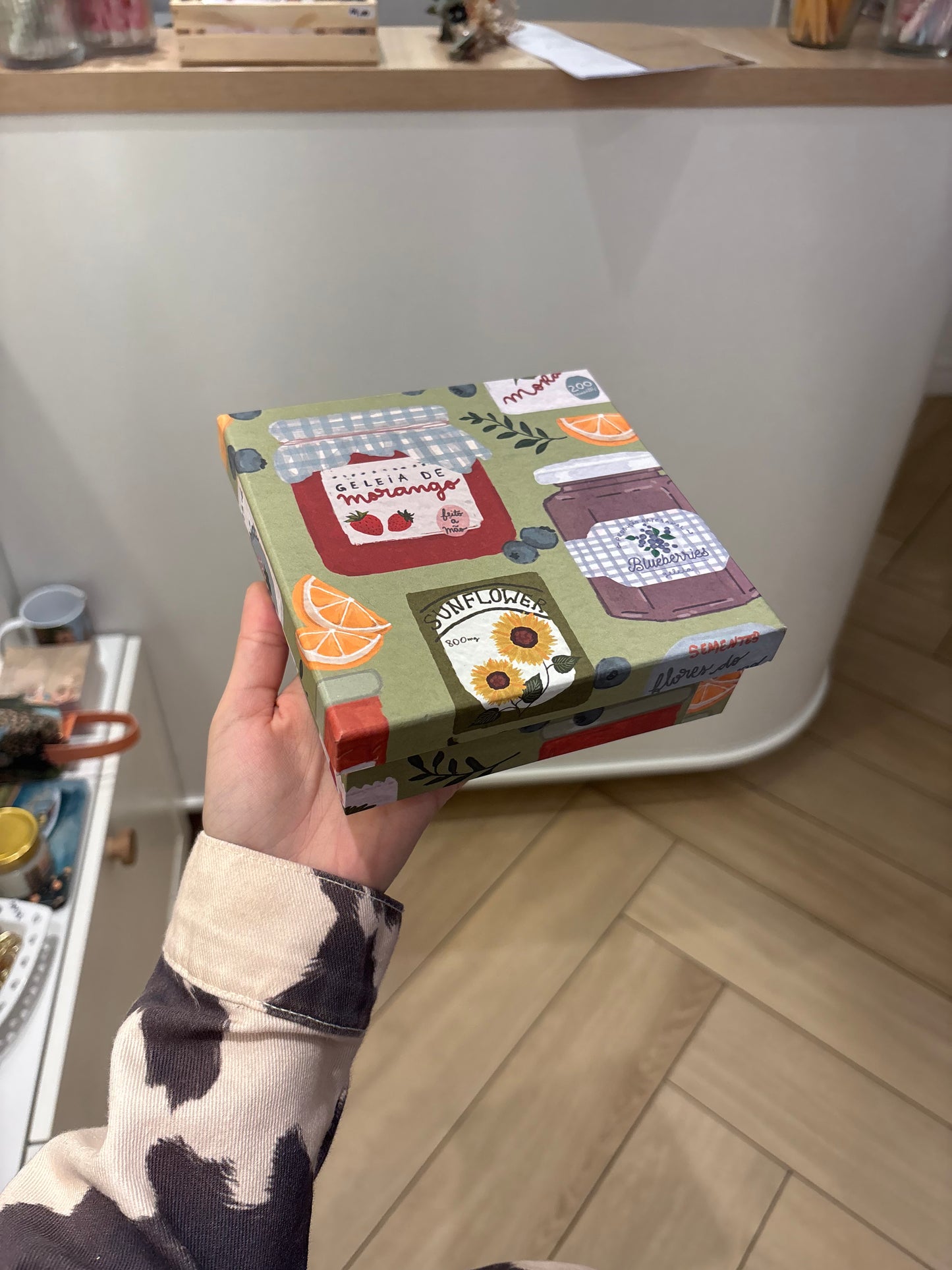 Caixa Quadrada Mini | Feito em Casa - geleias
