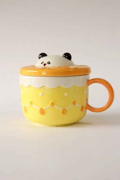 Caneca Grande com Tampa | Urso