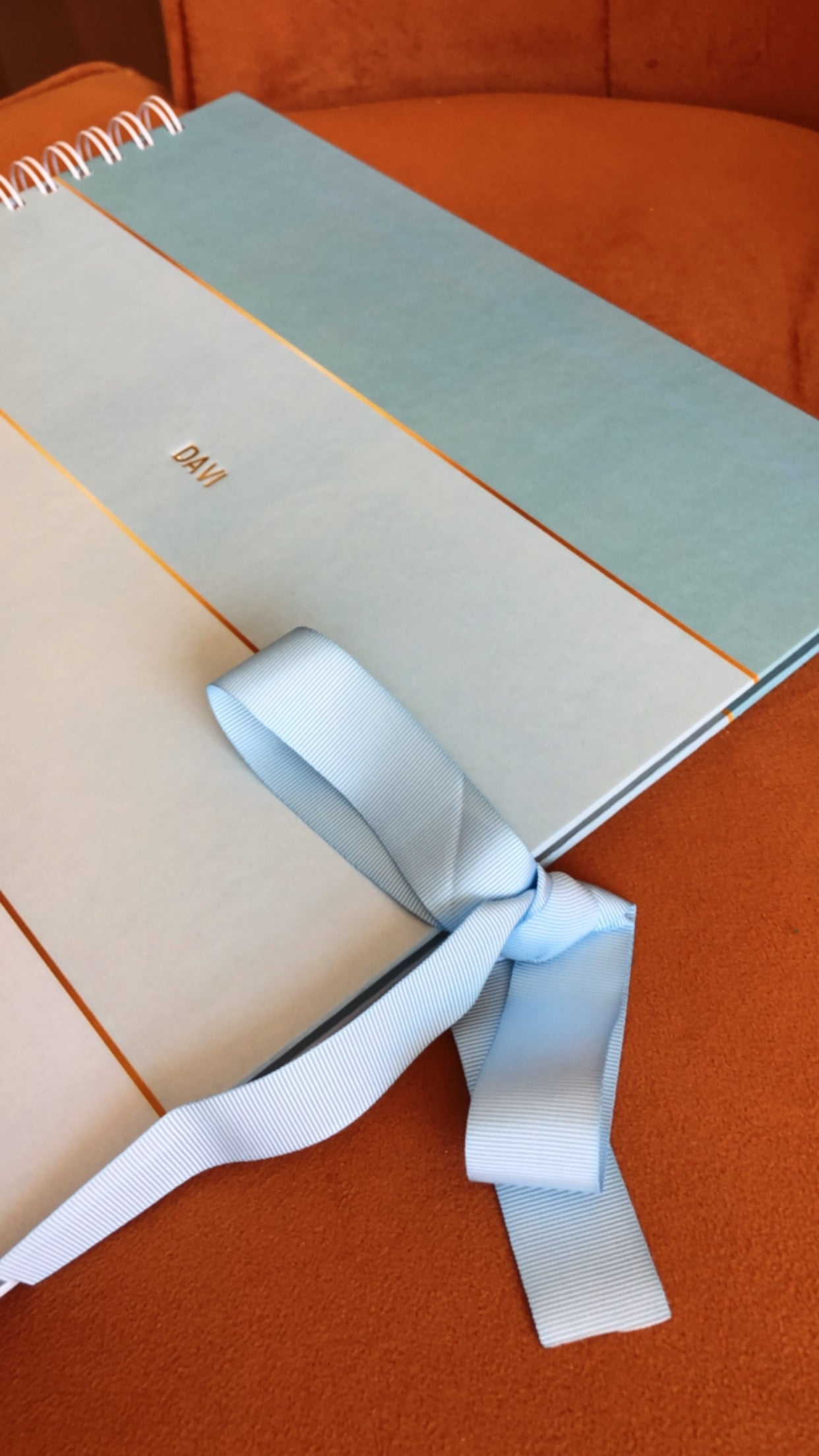 Scrapbook - Álbum de Fotos Listrado Candy Acqua