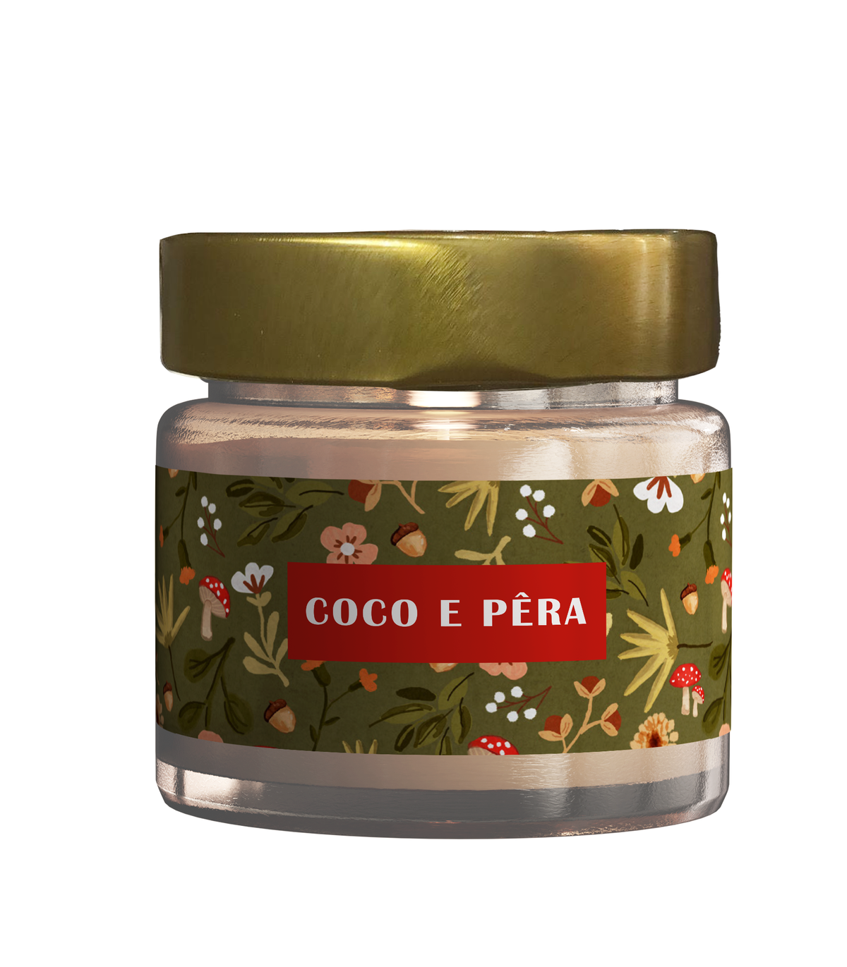 Vela Aromática Coco e Pera - Flor do Bosque