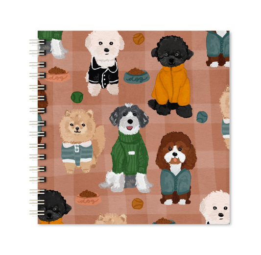 Scrapbook - Álbum de Fotos Cachorros de Roupinha