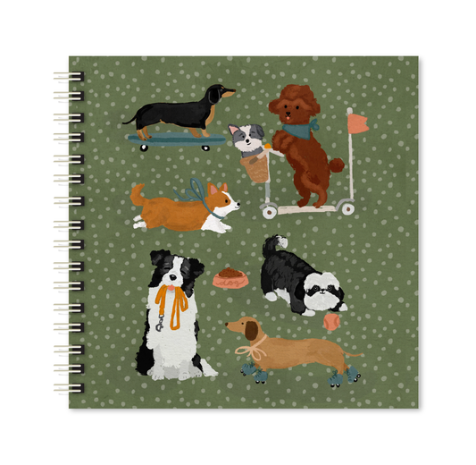 Scrapbook - Álbum de Fotos Cachorros Brincando