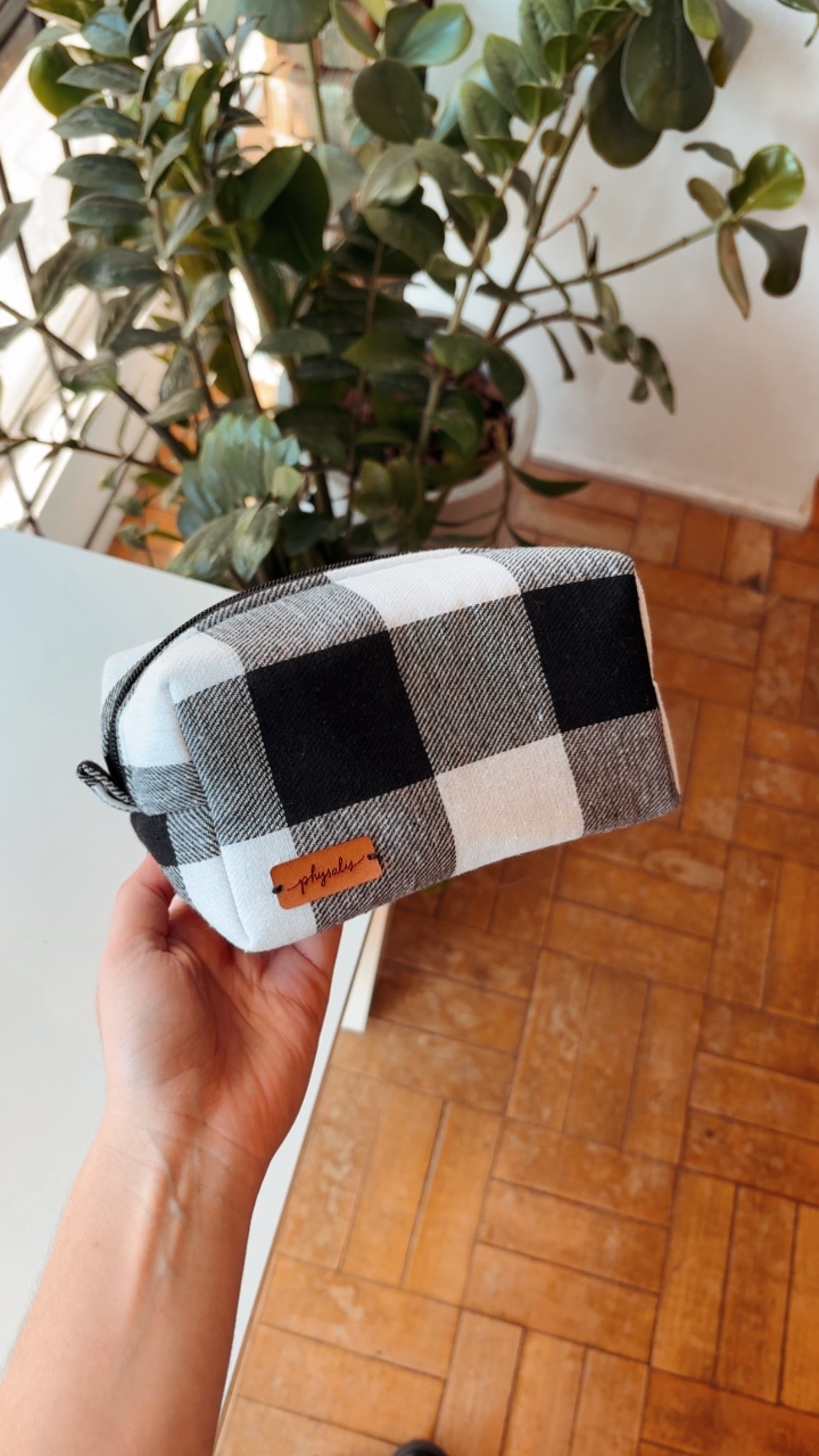 Nécessaire | Xadrez preto+branco