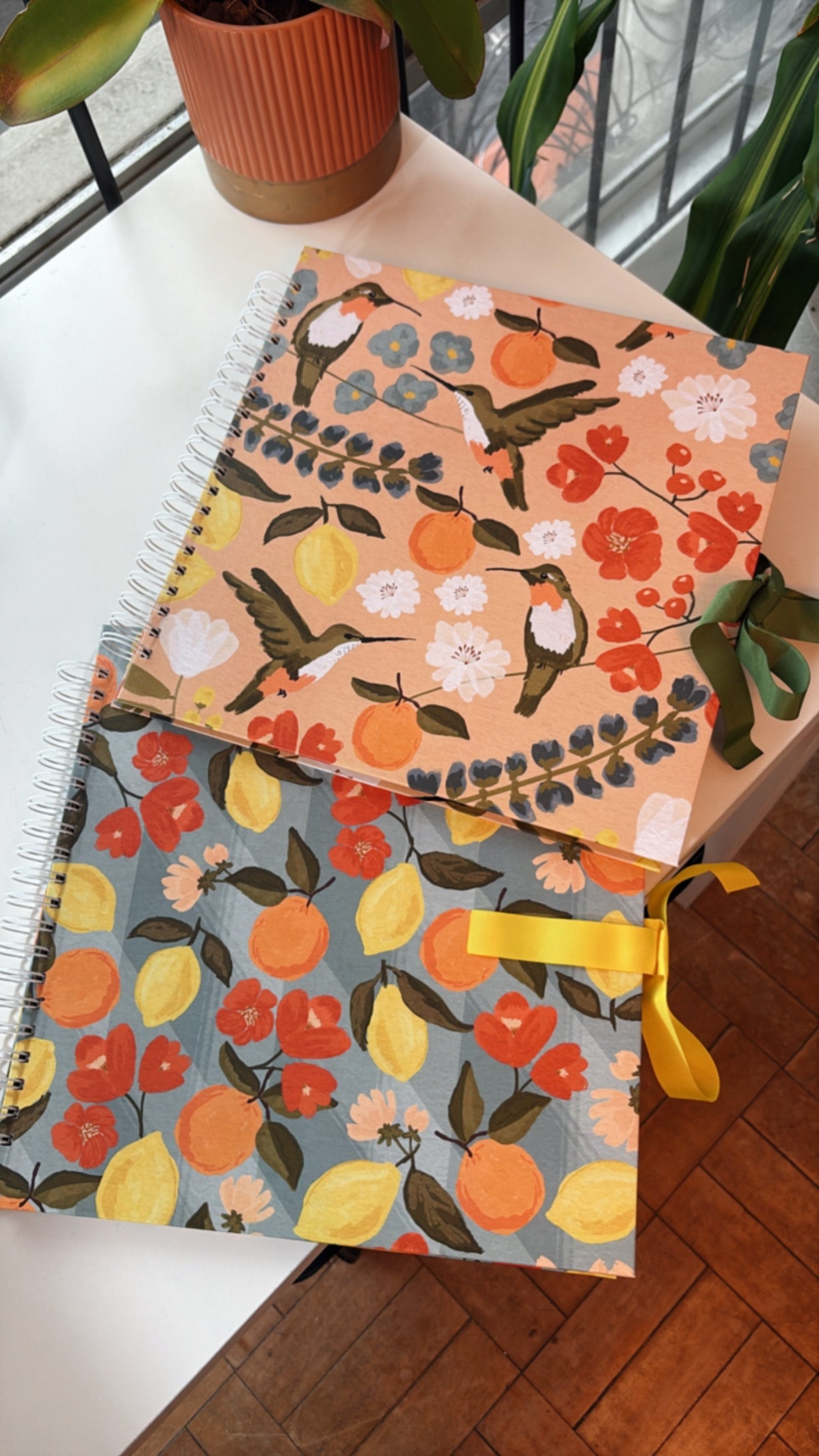 Kit 02 Scrapbooks | Laranja Lima + Bergamota Poá