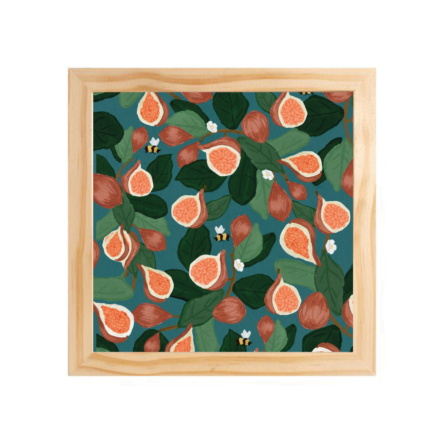 Quadro com moldura Pinus | Figo Silvestre