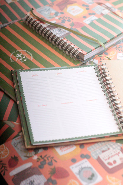 [PRÉ-VENDA] Planner 2026 não-datado | Hortênsias e Ronron