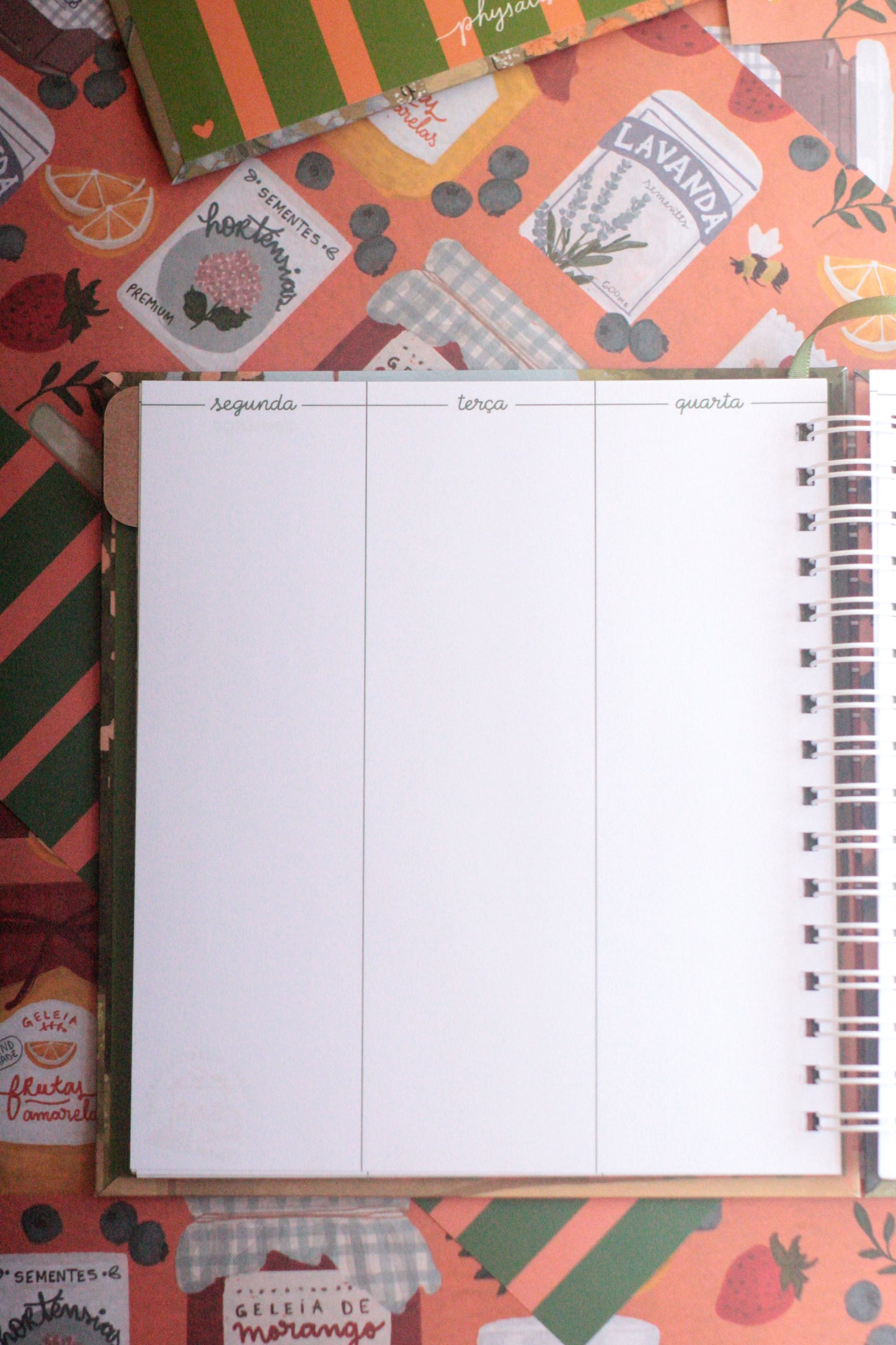 [PRÉ-VENDA] Planner 2026 não-datado | Hortênsias e Ronron