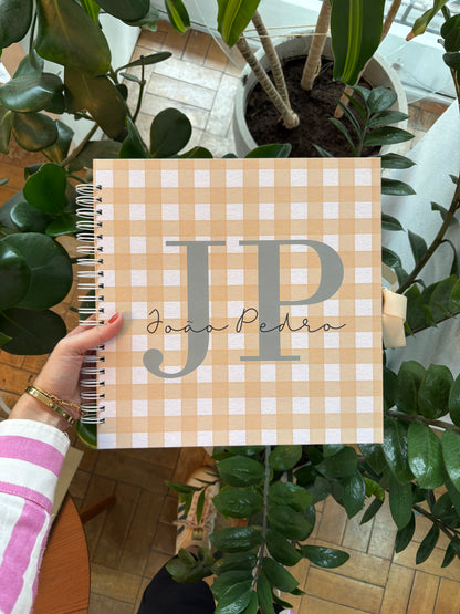 Scrapbook - Álbum de Fotos Letra Inicial | Nude