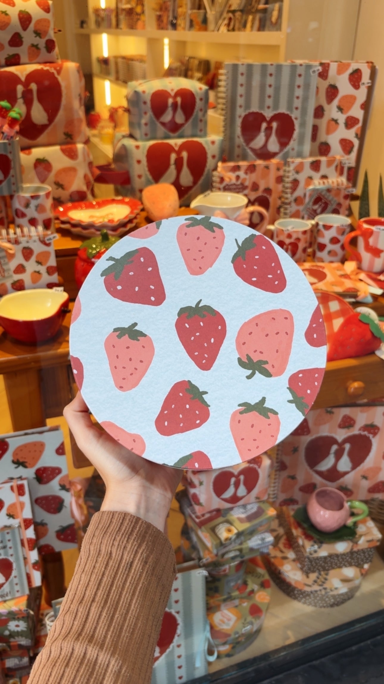 KIT Caixa MDF Redonda + Quadrada | Strawberry SweetHeart (Cópia)
