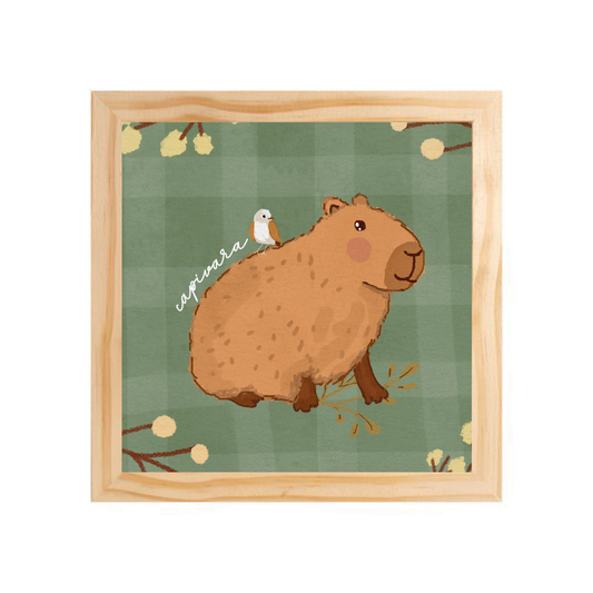 Quadro com moldura Pinus | Capi Love