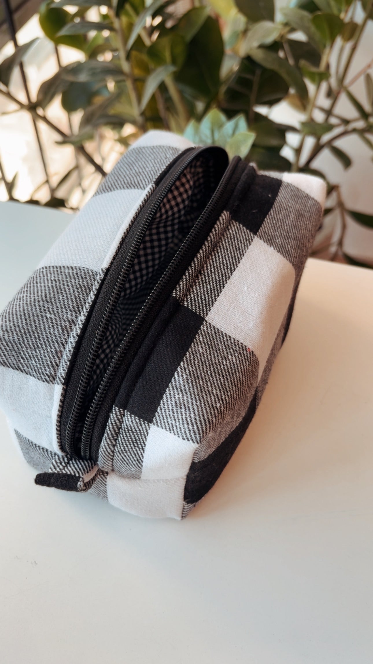 Nécessaire | Xadrez preto+branco