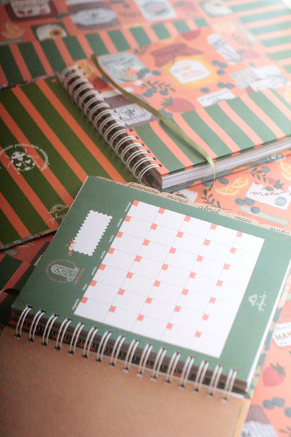 [PRÉ-VENDA] Planner 2026 não-datado | Hortênsias e Ronron