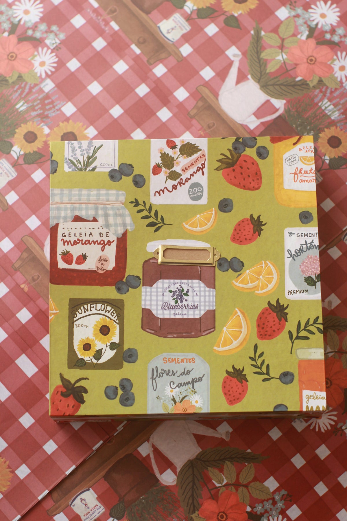 Livro de Receitas | Estampa Feira de Domingo