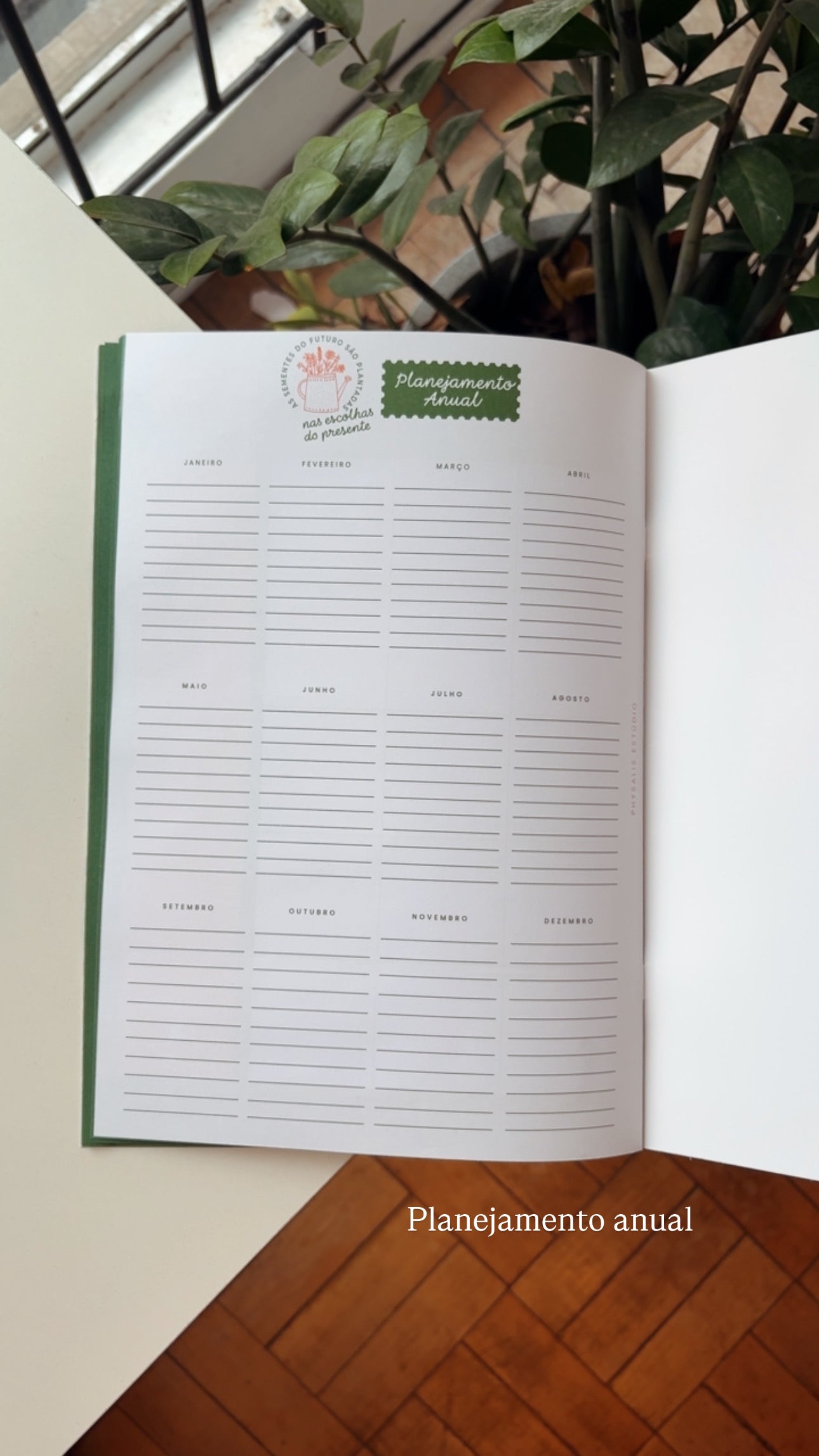 Planner Mensal | Bloom Paris – Visão Clara & Organização Leve