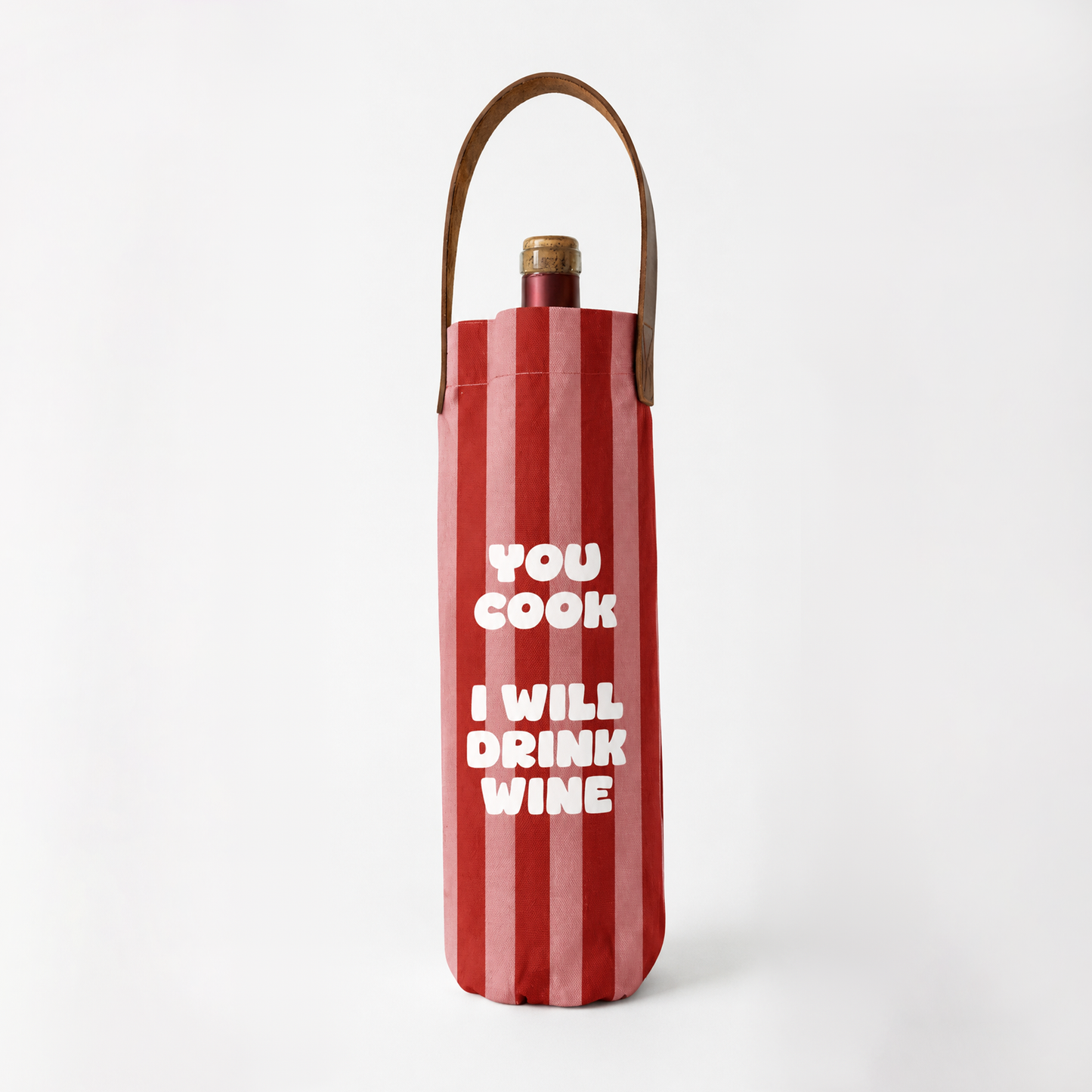 [PRÉ-VINDA] Sacola para Vinho • You cook, I will drink wine