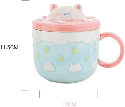 Caneca Grande com Tampa | Urso