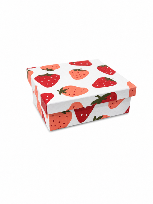 Caixa Quadrada Mini | Strawberry SheetHeart COLEÇÃO DIA DOS NAMORADOS