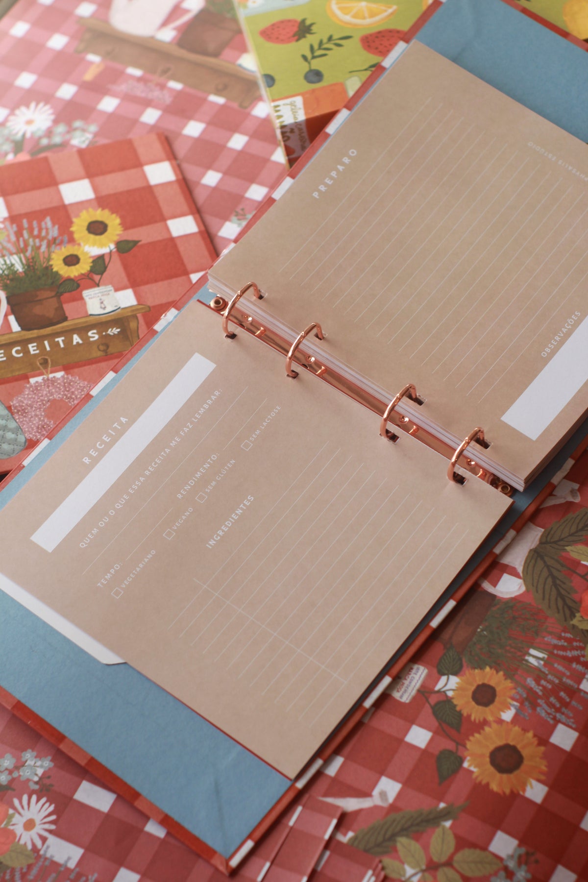 Livro de Receitas | Estampa Feira de Domingo